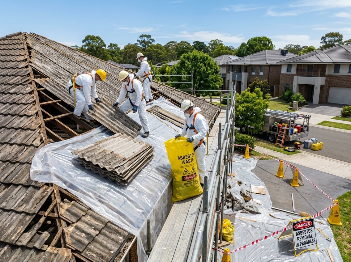 Søg professionel hjælp til udskiftning af gammelt asbesttag